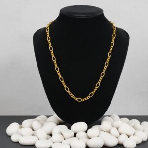 Classic elegant Regal oval heritage men's chain 22k gold