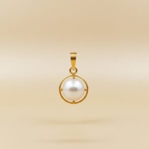 Classic pearl pendent 22k gold