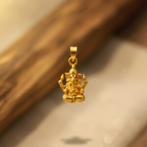 God Ganapati pendent 22k gold