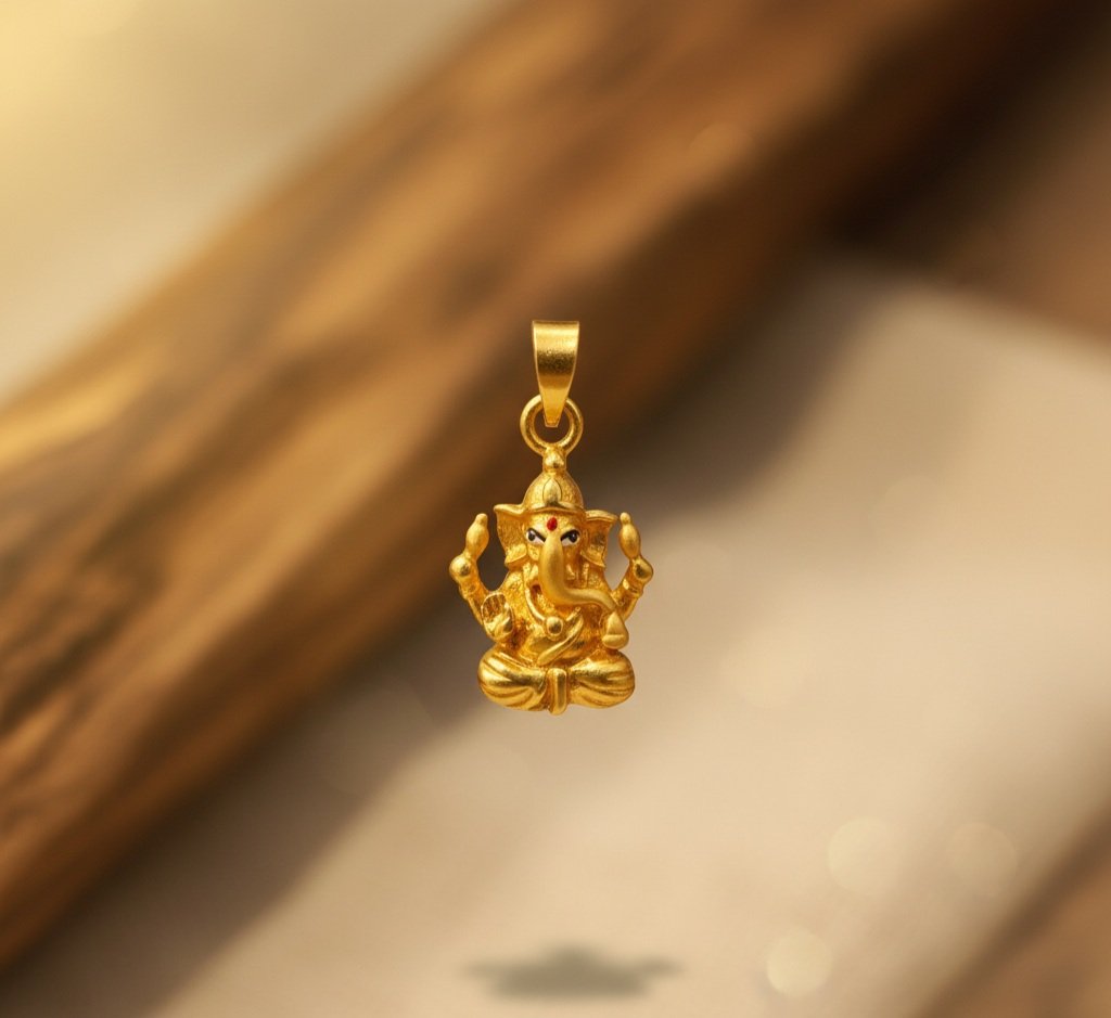 God Ganapati pendent 22k gold God Ganapati pendent 22k gold