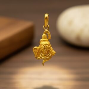 Lord Shiva pendant 22k gold