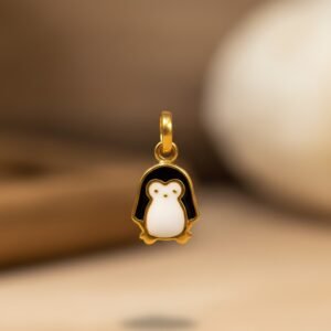 Penguin pendent 22k gold