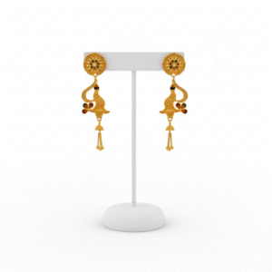 Radiant Ethnic Jhumkas bridal earring 22k gold