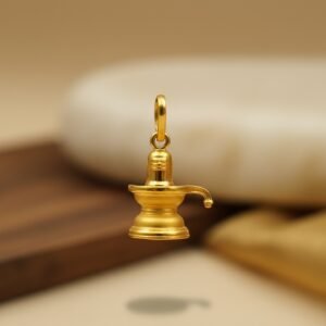 Shivlingam pendent 22k gold