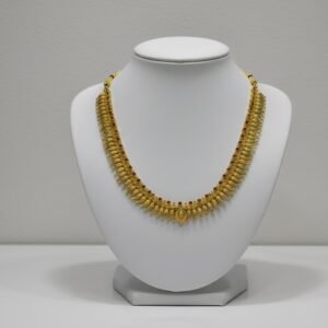 Temple-inspired antique bridal necklace 22k gold