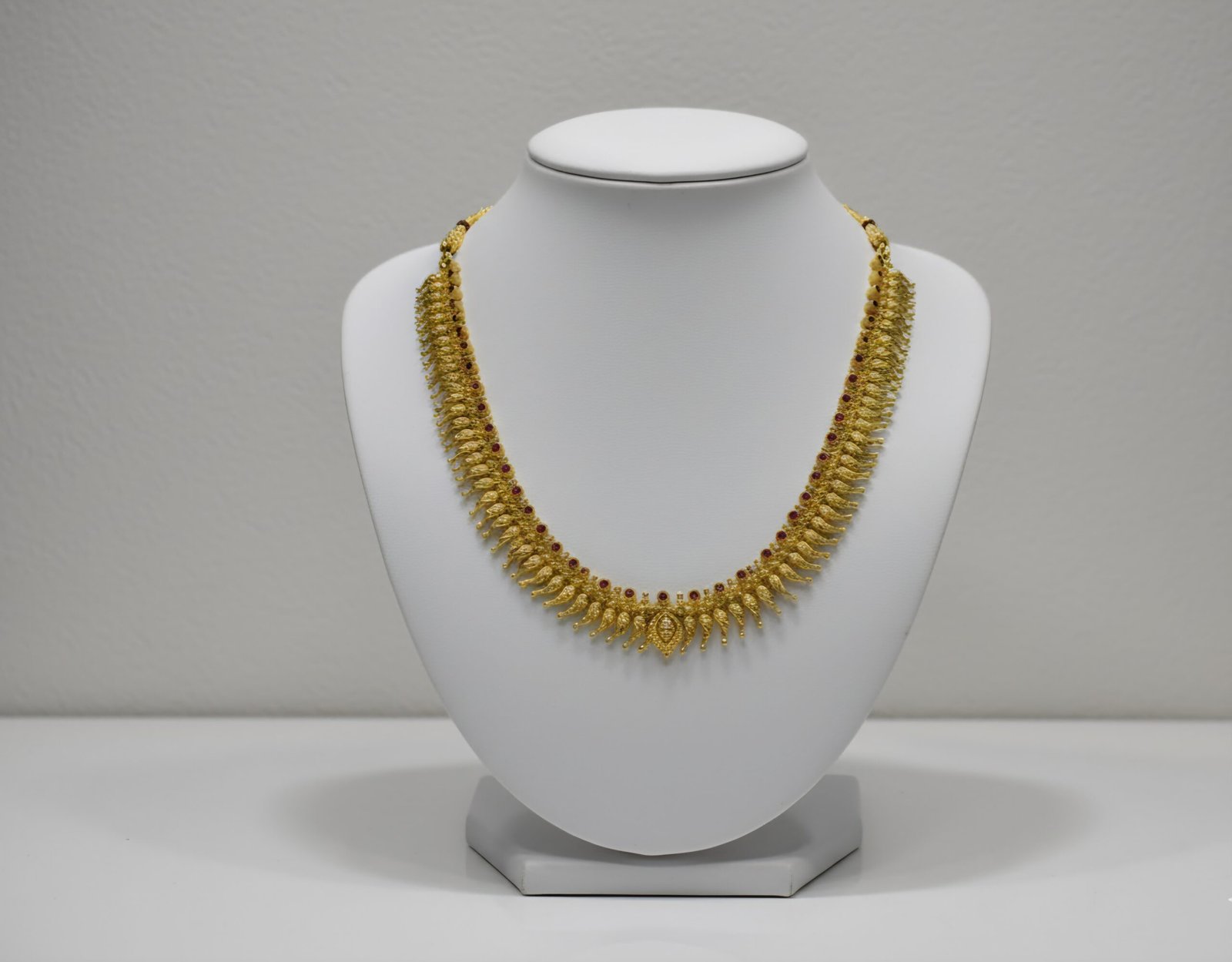 Temple-inspired antique bridal necklace 22k gold Temple-inspired antique bridal necklace 22k gold